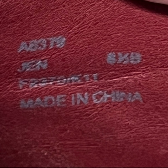 Coach Jen Patent Leather Wedge Slides Red 8.5 - Picture 9 of 9